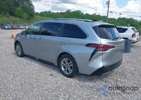 2022 Toyota Sienna Platinum из США, поврежденный, VIN 5TDESKFC2NS051825
